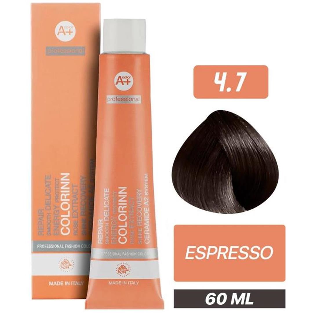 Colorinn Professional Tüp Saç Boyası 4.7 Espresso 60 ml