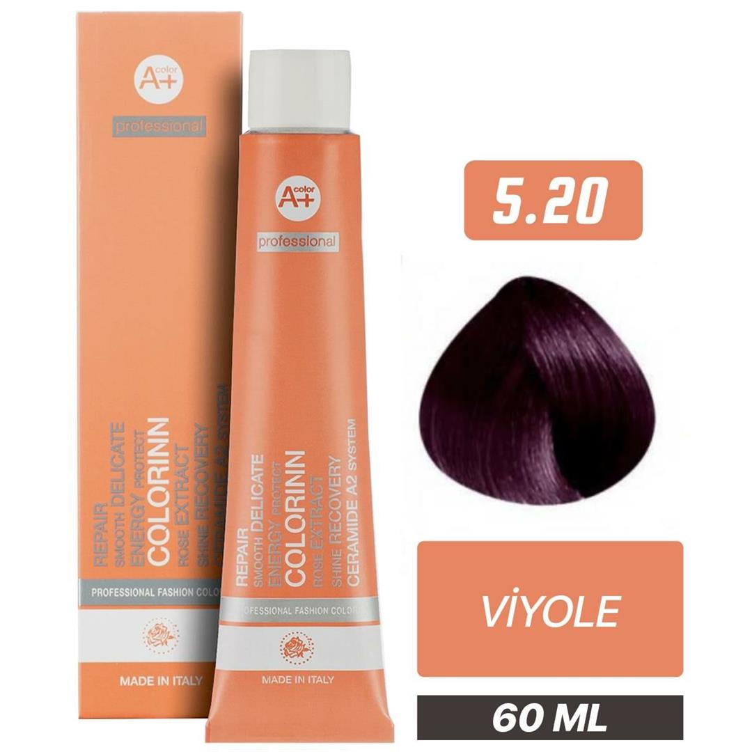 Colorinn Professional Tüp Saç Boyası 5.20 Viyole 60 ml