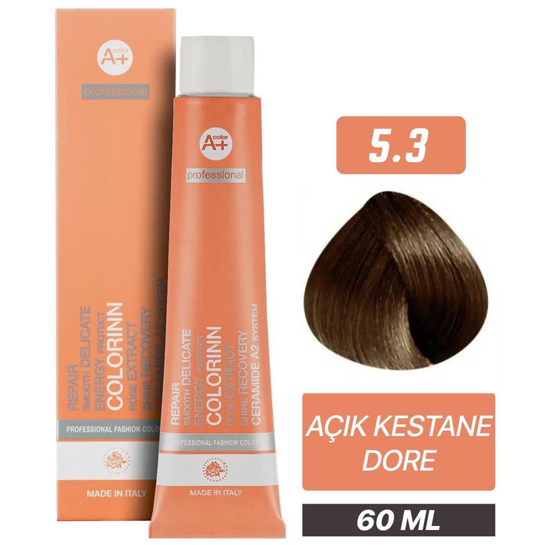 Colorinn Professional Tüp Saç Boyası 5.3 Açık Kestane Dore 60 ml