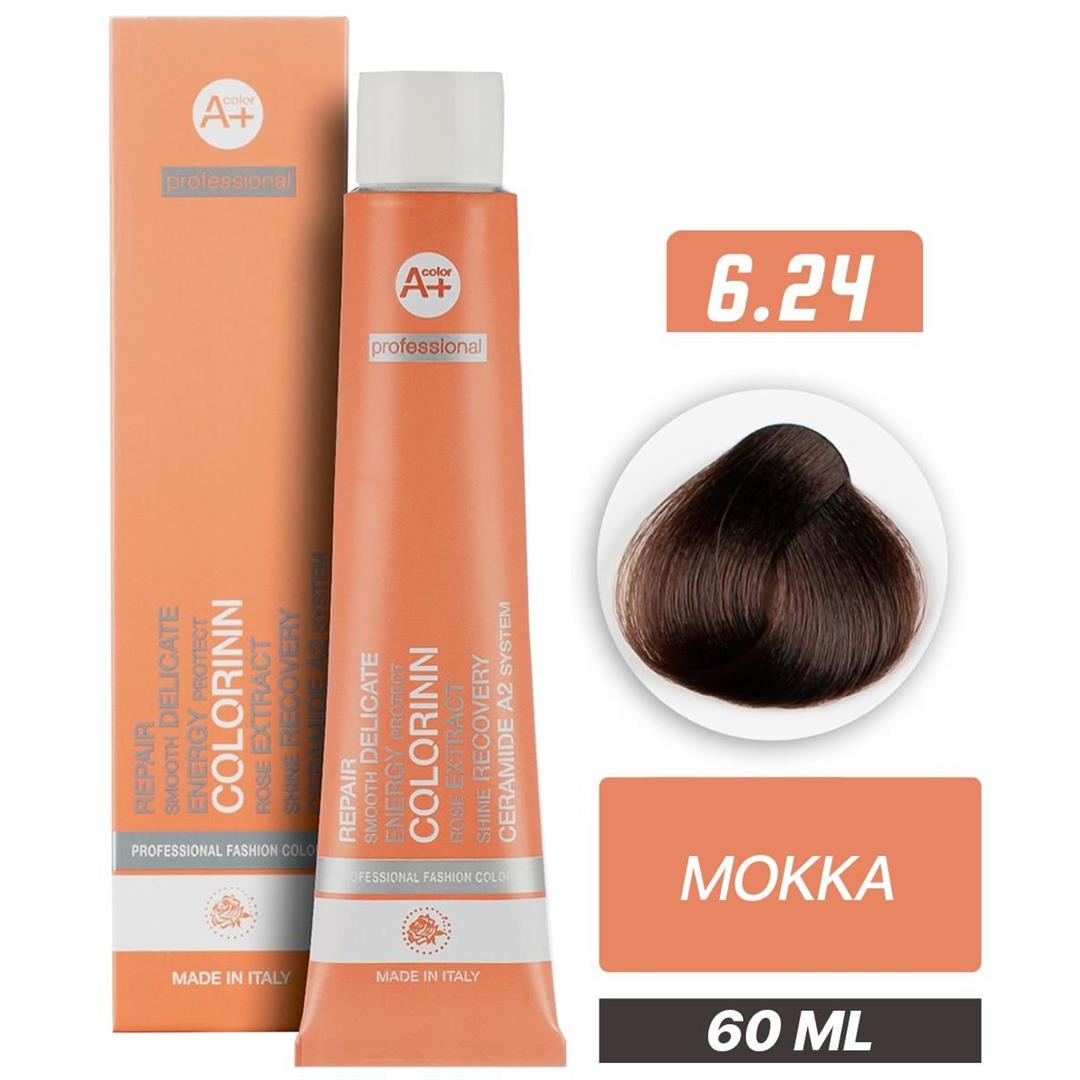 Colorinn Professional Tüp Saç Boyası 6.24 Mokka 60 ml