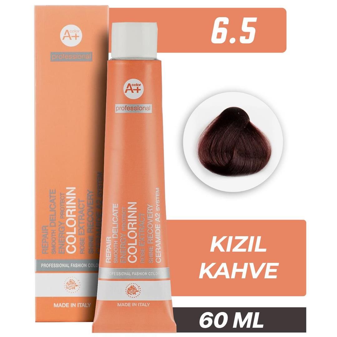 Colorinn Professional Tüp Saç Boyası 6.5 Kızıl Kahve 60 ml