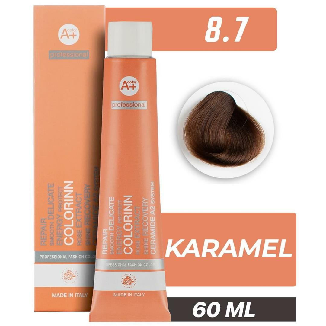 Colorinn Professional Tüp Saç Boyası 8.7 Karamel 60 ml