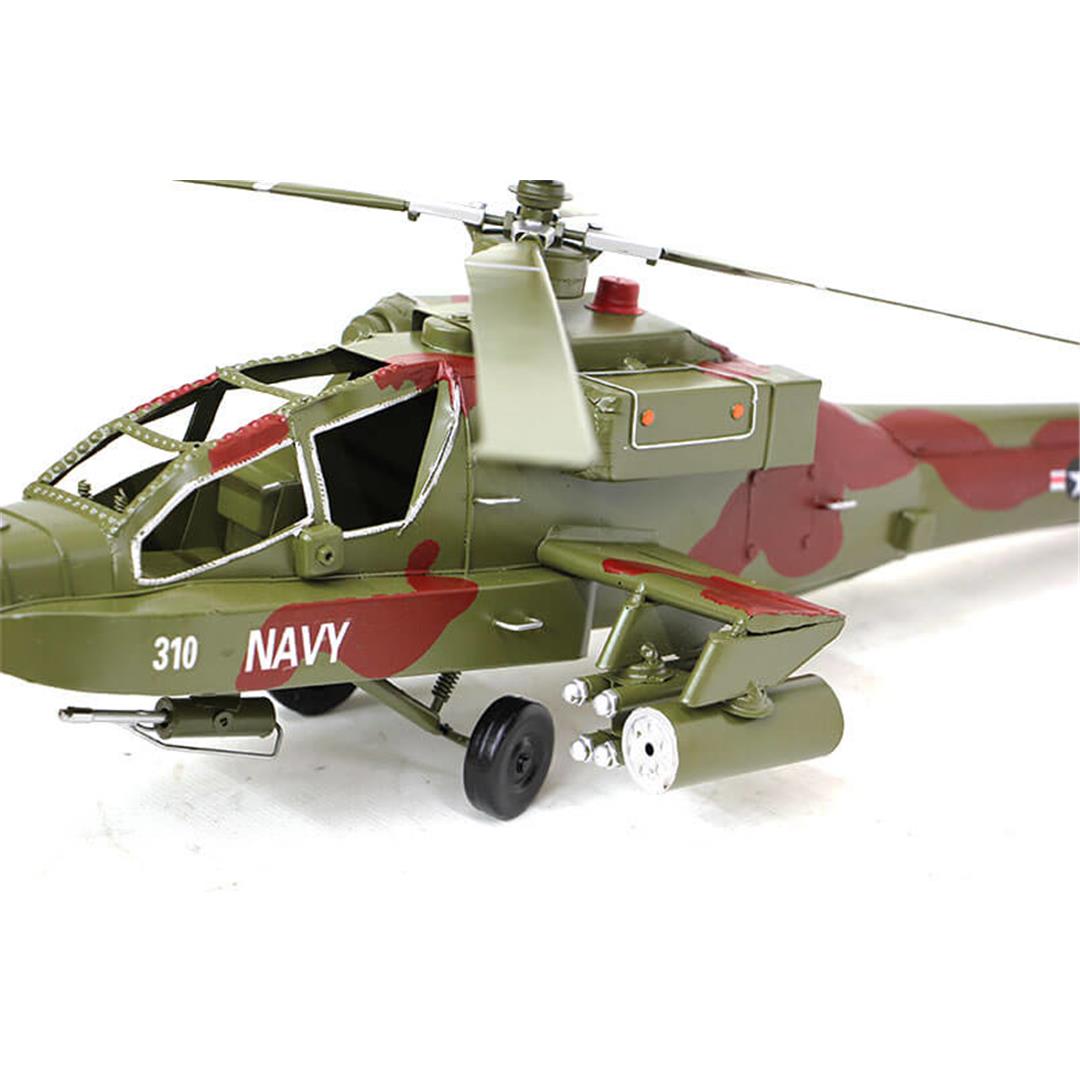 Dekoratif Metal Helikopter