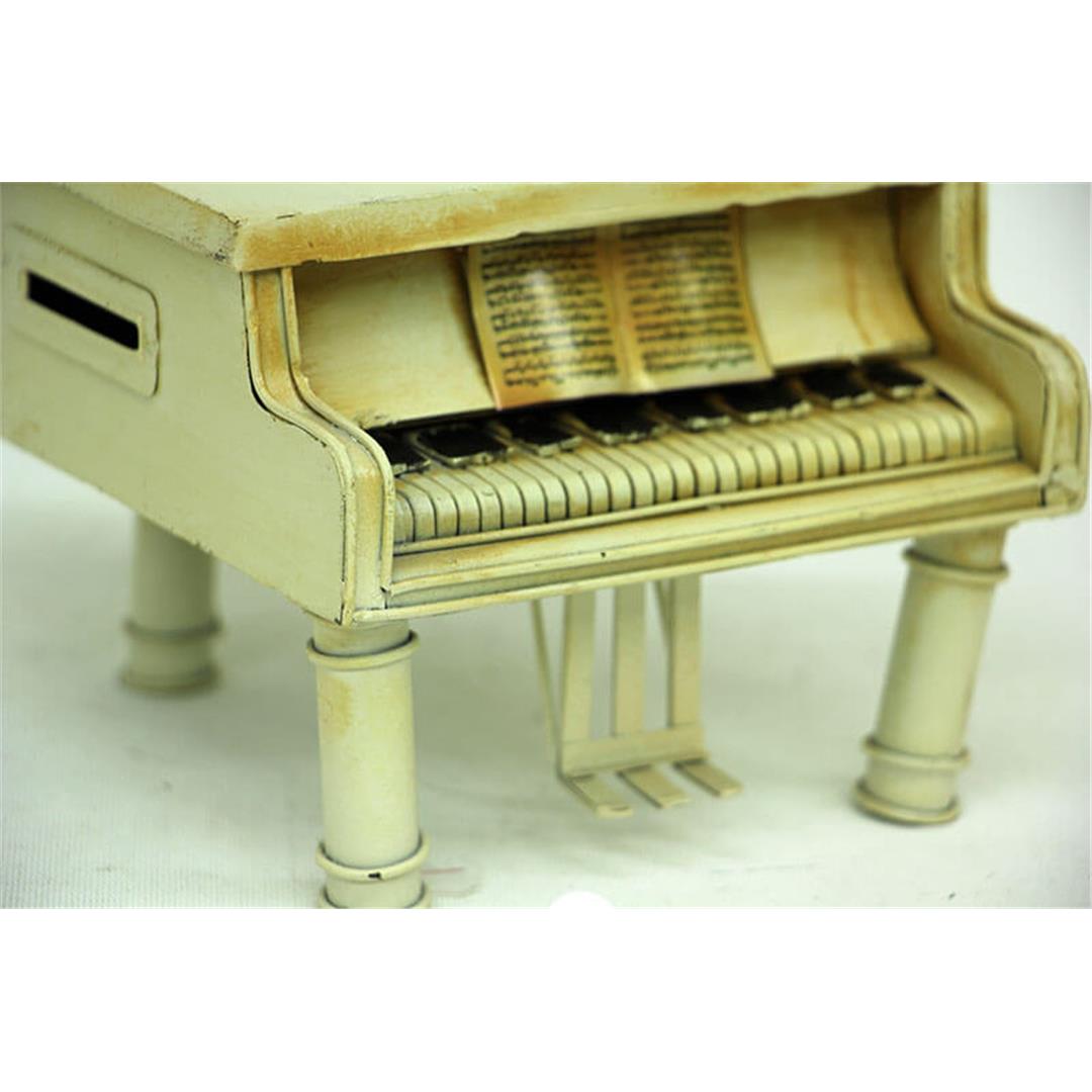 Dekoratif Metal Piyano Kumbara