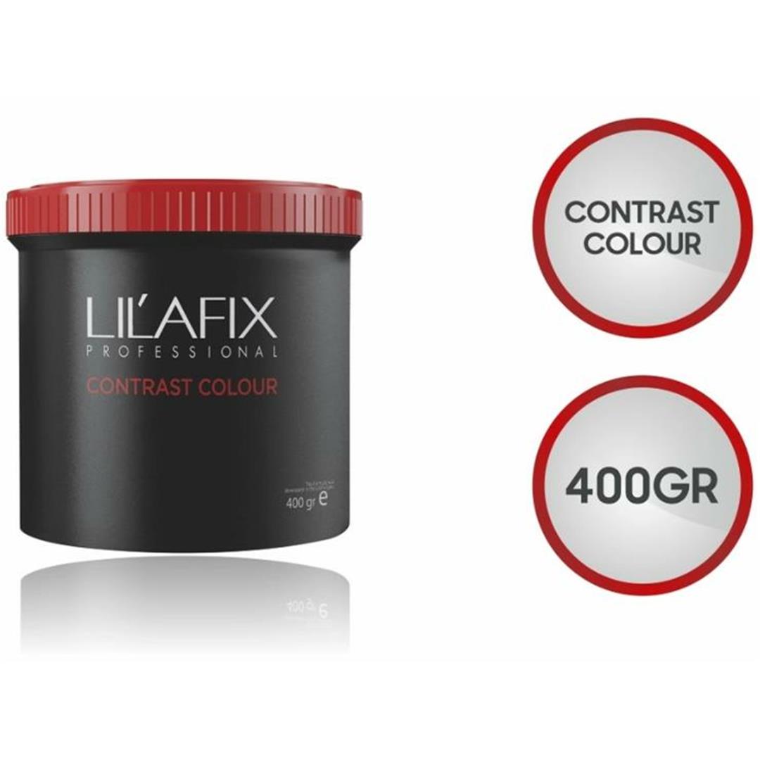 Lilafix Contrast Colour Kırmızı Kızıl Toz Saç Açıcı 400 gr