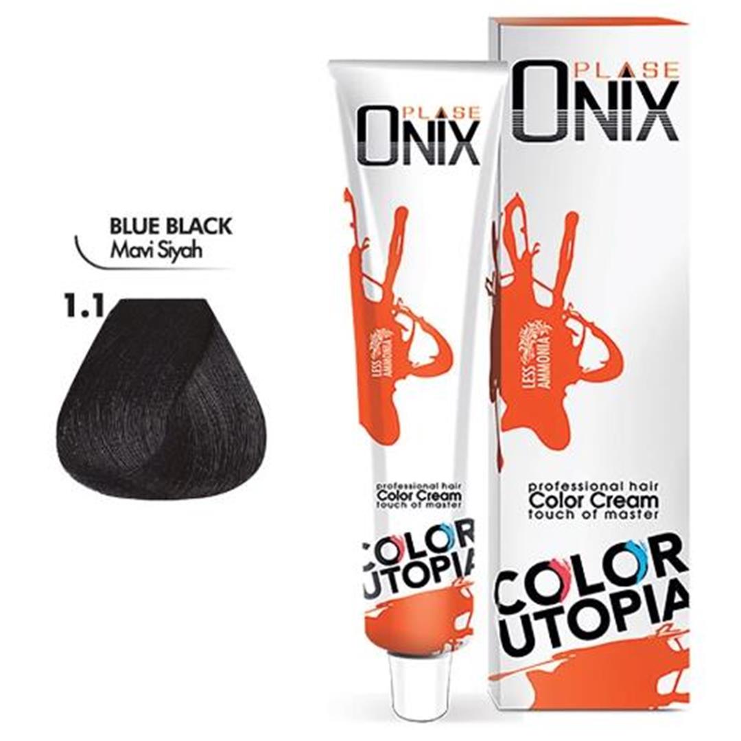 Morfose Onix Tüp Saç Boyası 1-1 Mavi Siyah 60 ml