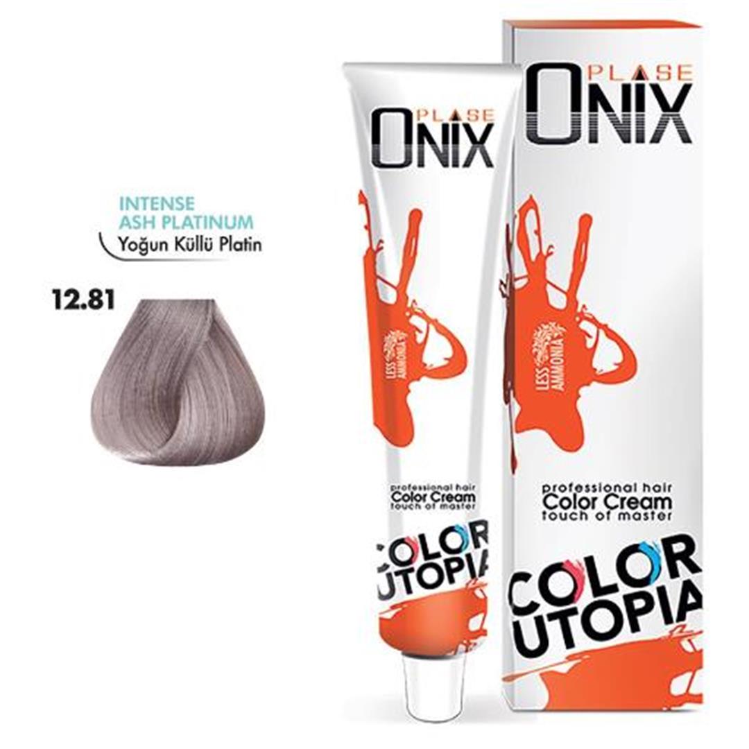 Morfose Onix Tüp Saç Boyası 12.81 Yoğun Küllü Platin 60 ml