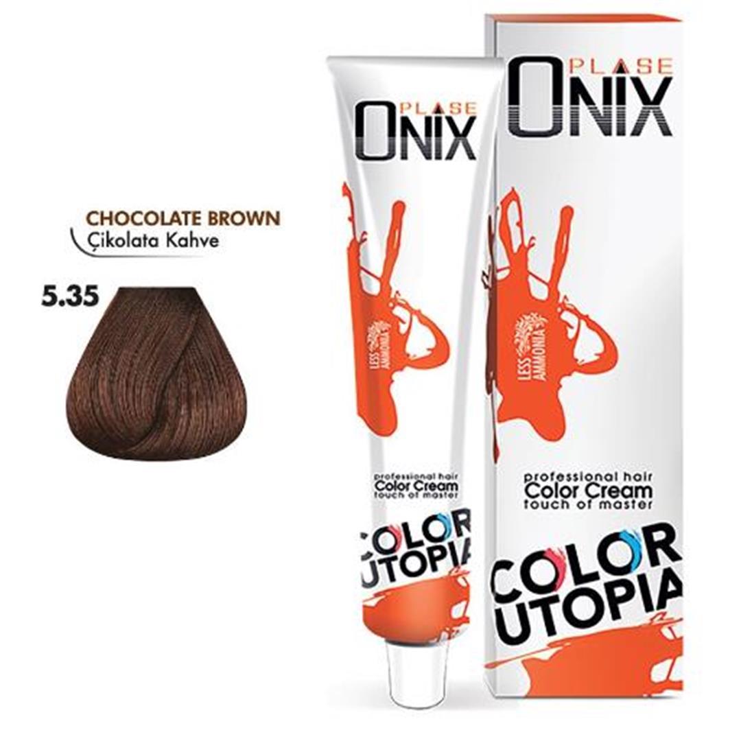 Morfose Onix Tüp Saç Boyası 5.35 Çikolata Kahve 60 ml