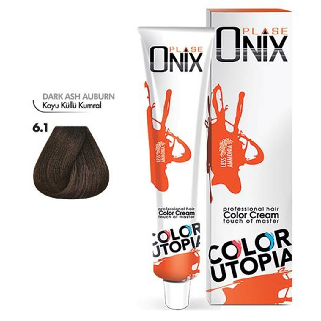 Morfose Onix Tüp Saç Boyası 6.1 Koyu Küllü Kumral 60 ml
