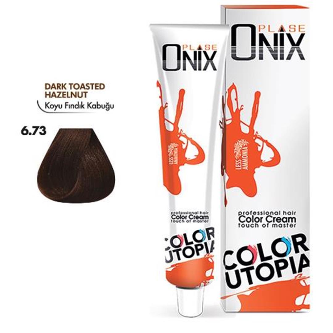 Morfose Onix Tüp Saç Boyası 6.73 Koyu Fındık Kabuğu 60 ml