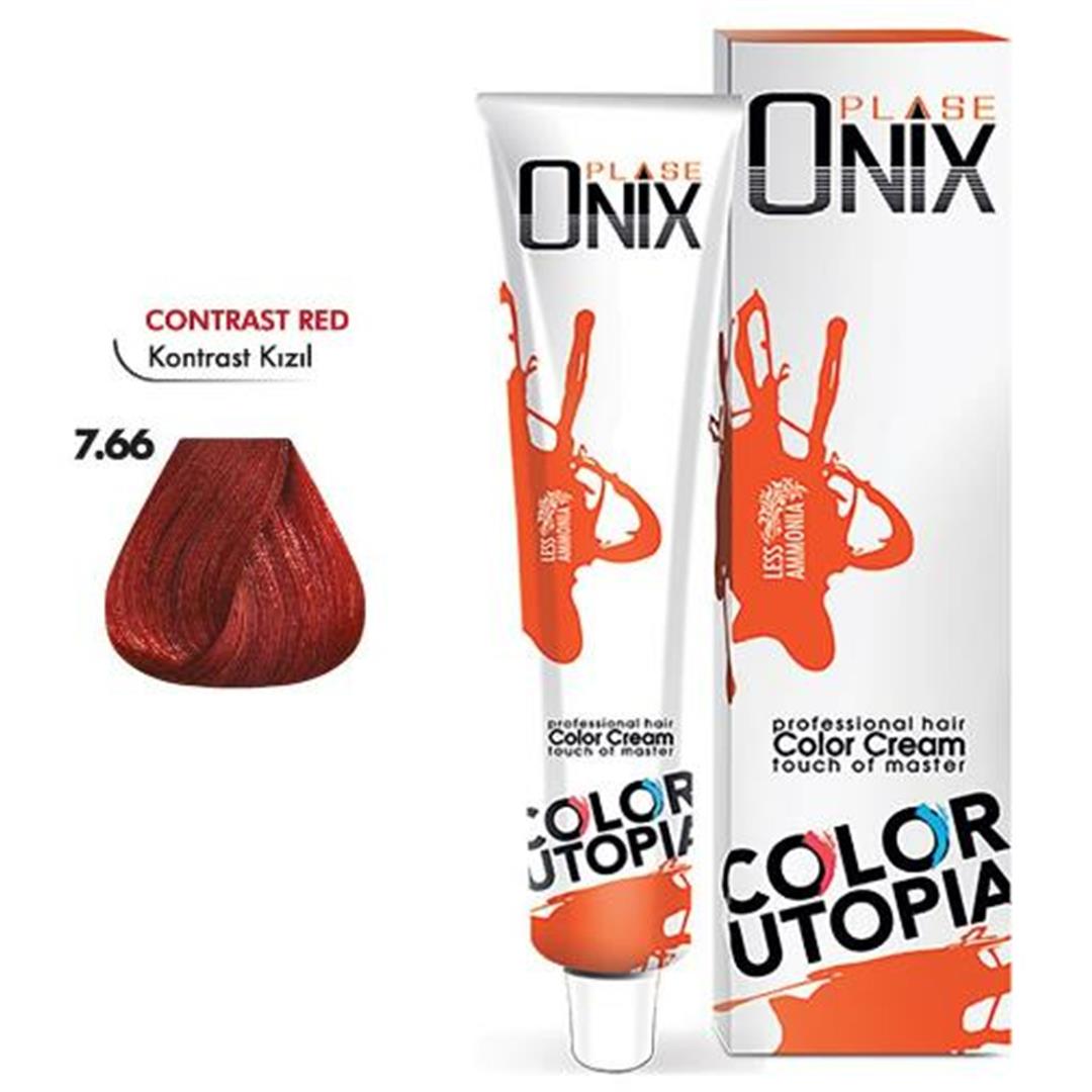 Morfose Onix Tüp Saç Boyası 7.66 Kontrast Kızıl 60 ml