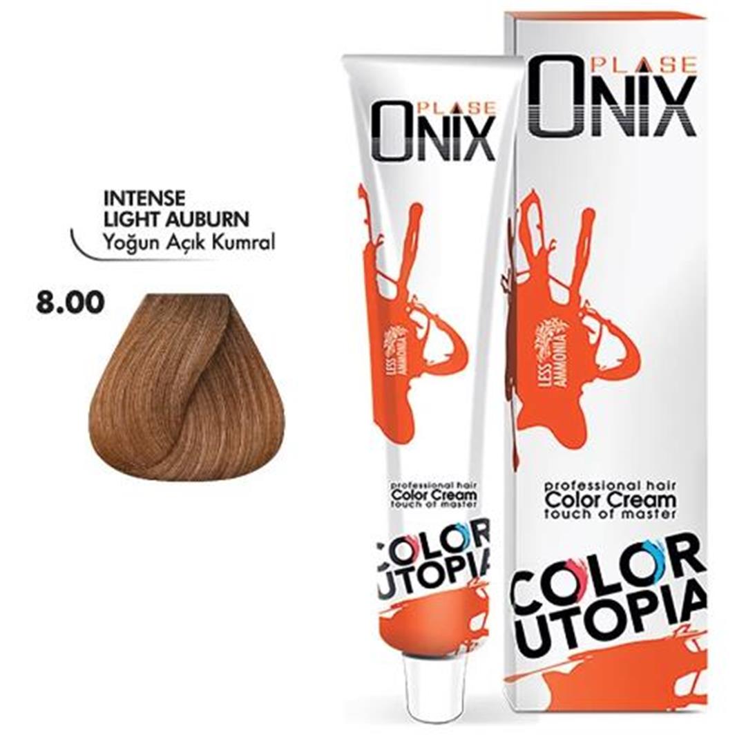 Morfose Onix Tüp Saç Boyası 8.00 Yoğun Açık Kumral 60 ml