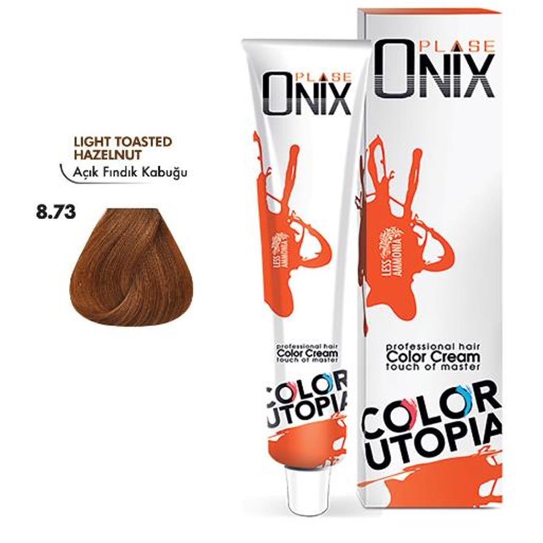 Morfose Onix Tüp Saç Boyası 8.73 Açık Fındık Kabuğu 60 ml