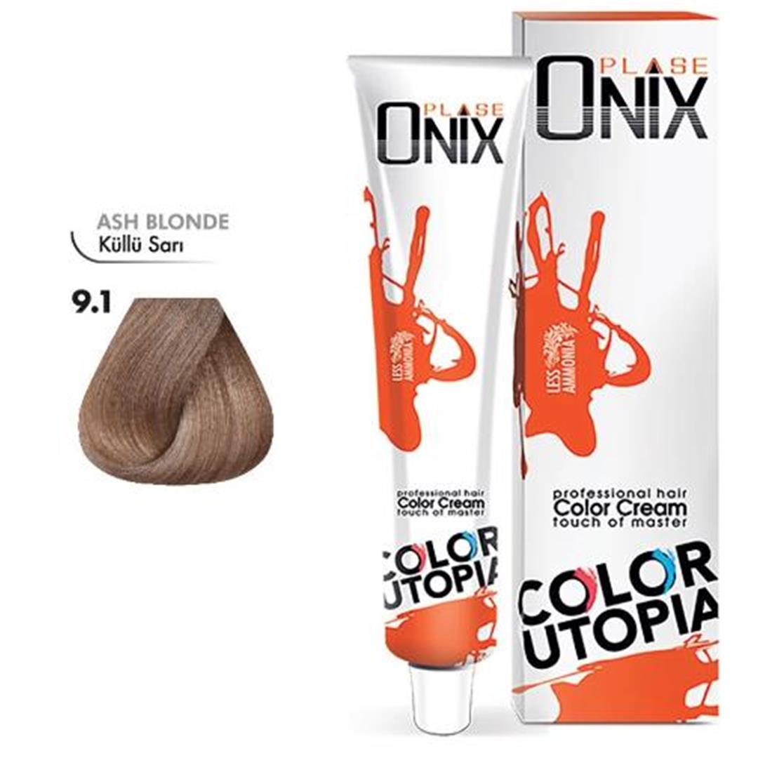 Morfose Onix Tüp Saç Boyası 9.1 Açık Küllü Sarı 60 ml