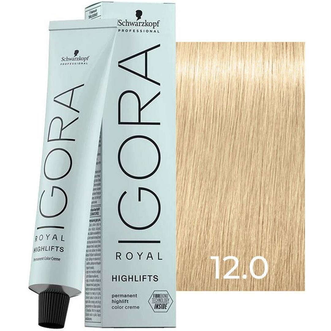 Schwarzkopf Igora Royal Highlifts Saç Boyası 12.0 Ultra Sarı Açıcı 60 ml