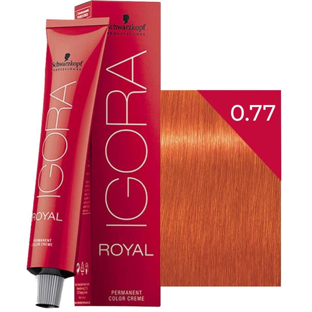 Schwarzkopf Igora Royal Saç Boyası 0.77 Bakır Yoğunlaştırıcı 60 ml
