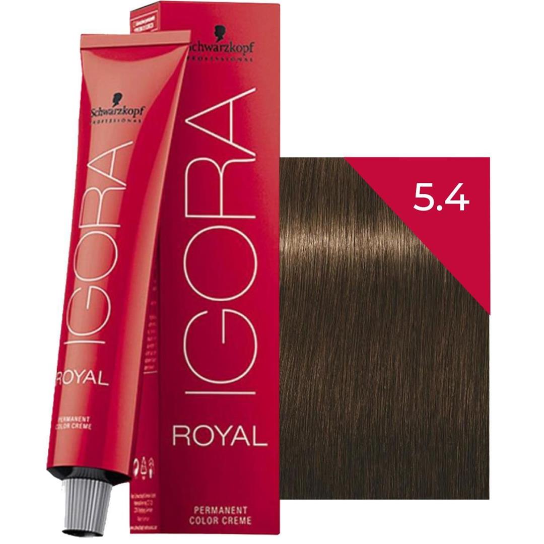 Schwarzkopf Igora Royal Saç Boyası 5.4 Açık Kahve Bej 60 ml