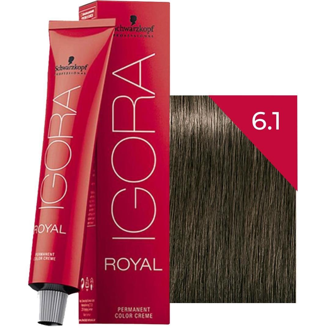 Schwarzkopf Igora Royal Saç Boyası 6.1 Küllü Koyu Kumral 60 ml