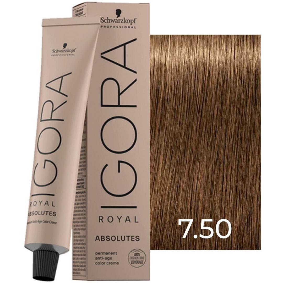 Schwarzkopf Igora Royal Saç Boyası 7.50 Kumral Doğal Altın 60 ml