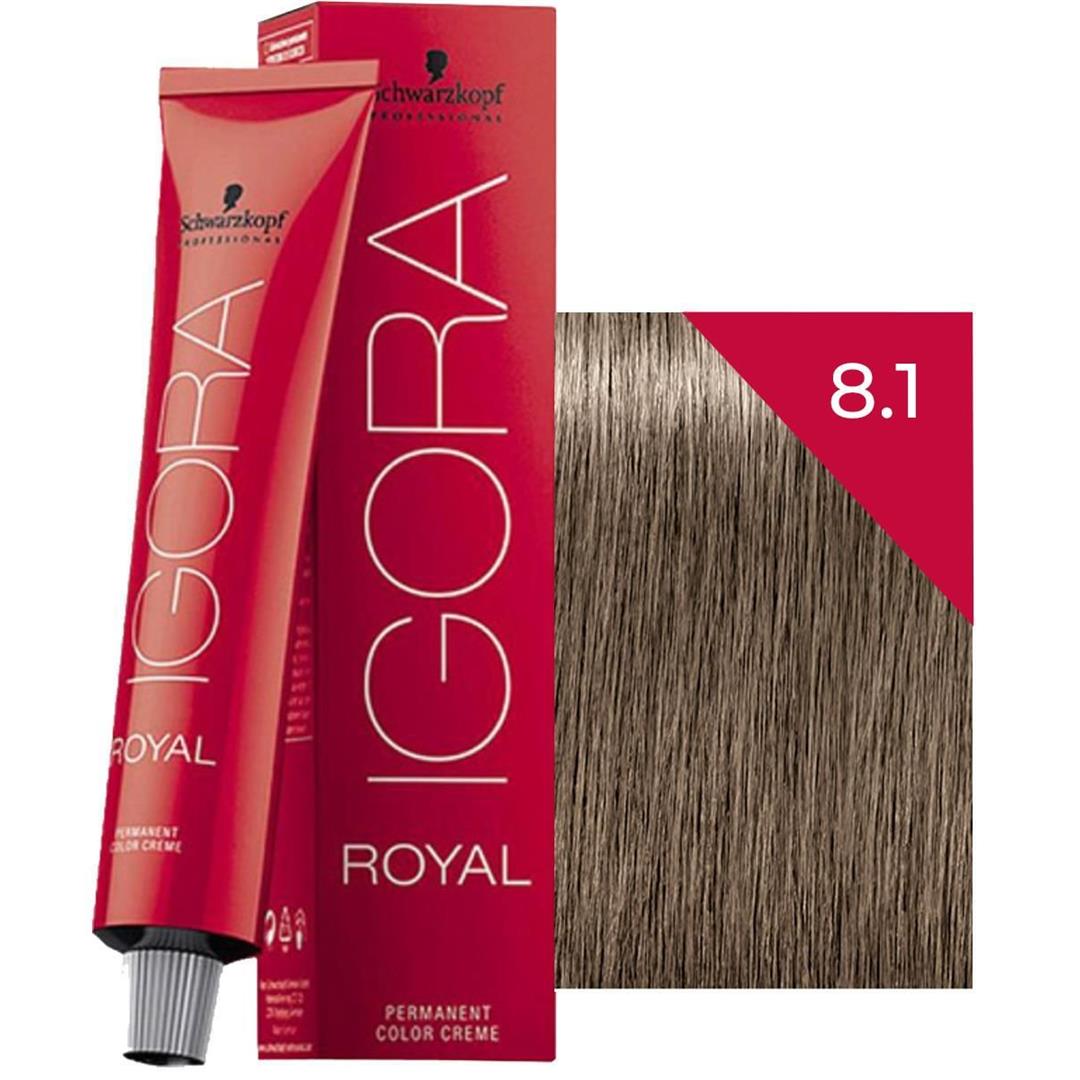 Schwarzkopf Igora Royal Saç Boyası 8.1 Açık Kumral Sandre 60 ml