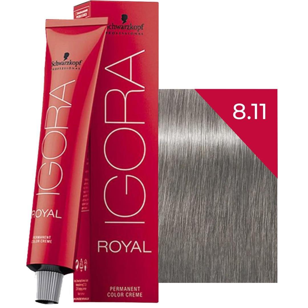Schwarzkopf Igora Royal Saç Boyası 8.11 Açık Kumral 60 ml